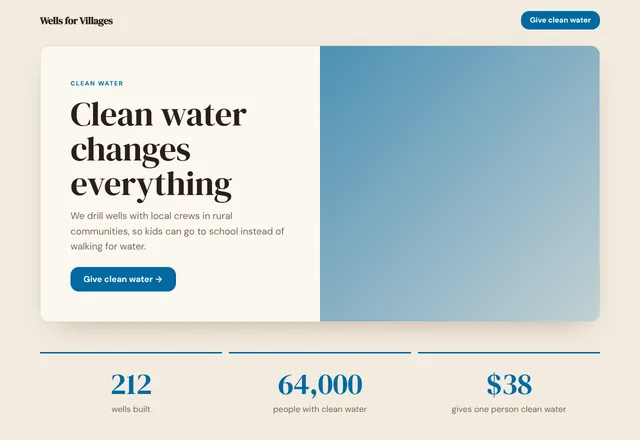 Clean Water template