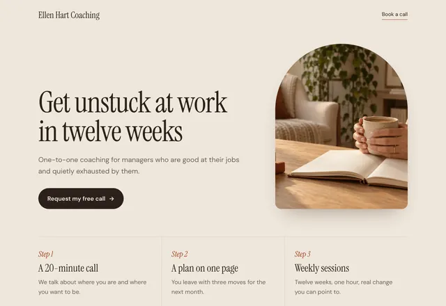 Book a Call template