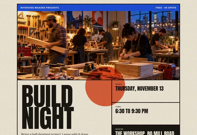 Event Poster template
