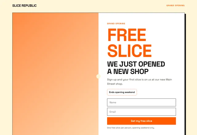 Grand Opening template