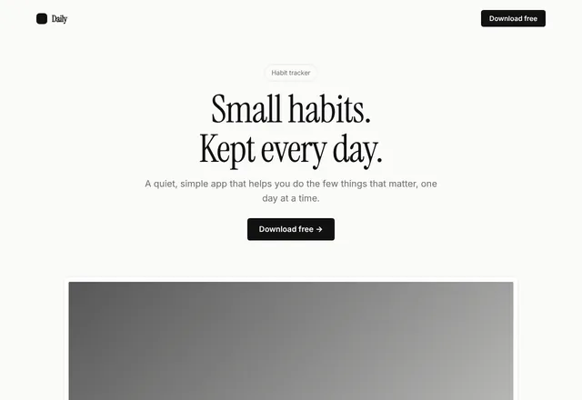 Habit App template