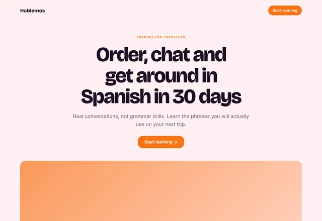 Language Course template