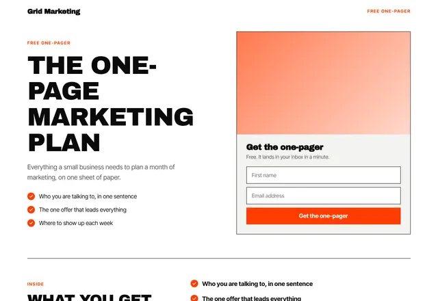 Marketing Cheat Sheet template