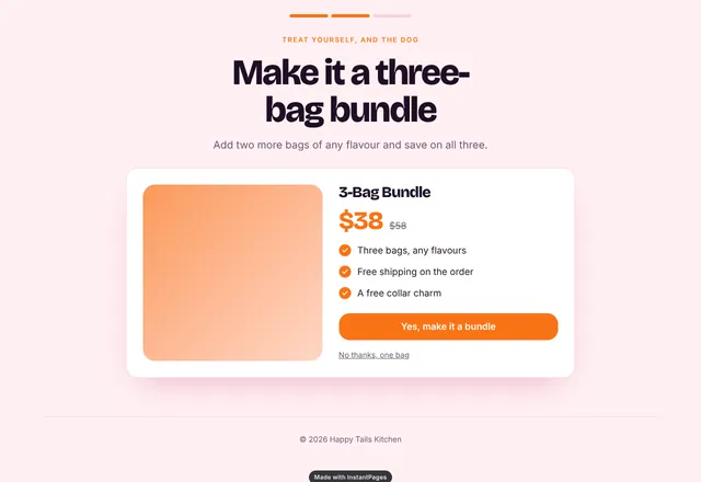 Bundle Offer template