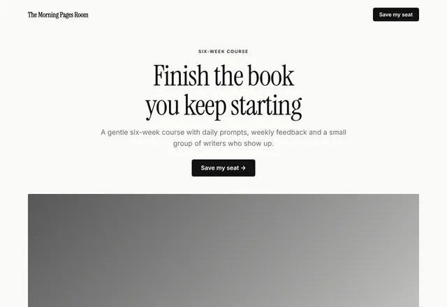 Writing Course template